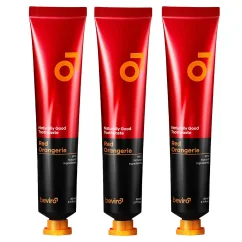 Beviro Naturally Good Toothpaste Red Orangerie 3x80 ml - Sada přírodních zubních pasta s pomerančovou příchutí