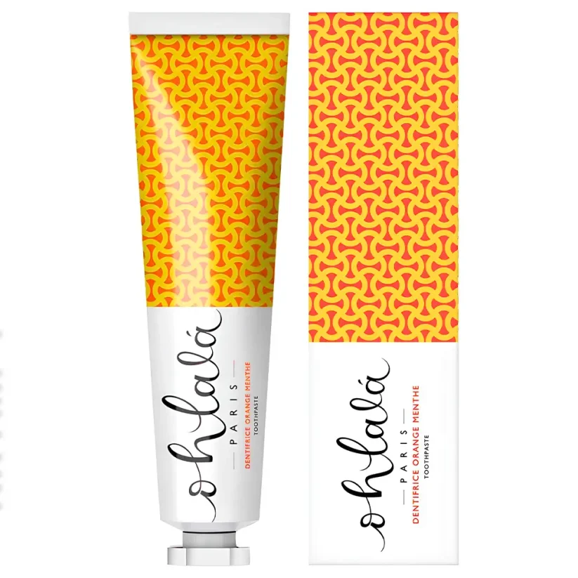 Ohlalá Orange Mint Toothpaste Zubní pasta s příchutí pomeranče a máty 75 ml