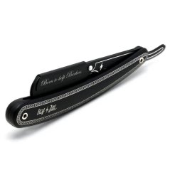 Hey Joe Premium Classic Razor Carbon Edition - Černá shavetta na holení
