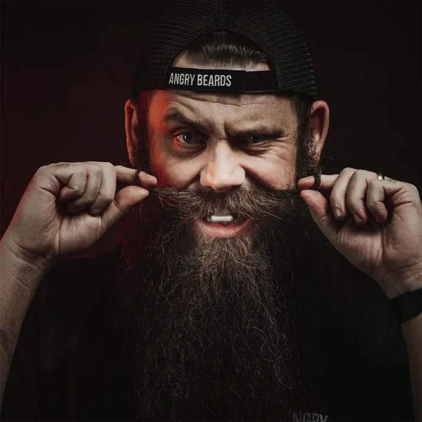 Angry Beards Beardroids Doping 60 kapslí - Doplněk stravy pro růst vousů