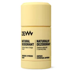 Zew for men Natural Deodorant Japanese Cypress 80 g - Tuhý deodorant se svěží vůní japonského cypřiše