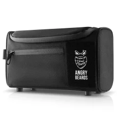 Angry Beards Toiletry Black Bag - Černá kosmetická taška pro muže