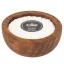 Kent  Shaving Bowl with Luxury Shaving Soap 120 g - Mýdlo na holení v dřevěné misce