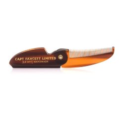 Captain Fawcett Folding Pocket Moustache Comb CF.87T - Malý skládací hřeben na vousy a knír