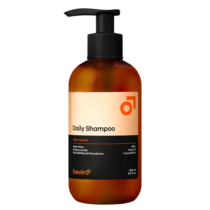 Beviro Daily Shampoo 250 ml - Přírodní šampon na denní použití pro muže