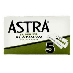 Astra Superior Platinum Double Edge 5 ks -Klasické celé žiletky na holení