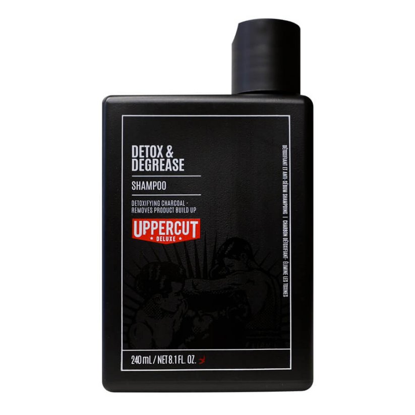 Uppercut Shampoo Detox & Degrease 240 ml - Šampon na hloubkové čištění vlasů od stylingu pro muže