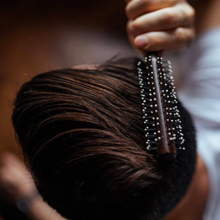 Zew for men Quiff Roller Hair Brush - Kulatý kartáč na vlasy