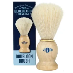 Bluebeards Revenge Doubloon Synthetic Shaving Brush - Štětka na holení s dřevěnou rukojetí a syntetickými štětinami