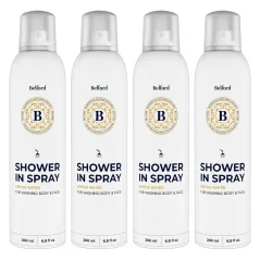 Belford Shower In Spray Sada sprch ve spreji na celé tělo i obličej 4×200 ml