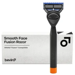 Beviro Smooth Face Fusion Razor - Holící strojek pro hlavice Gillette Fusion