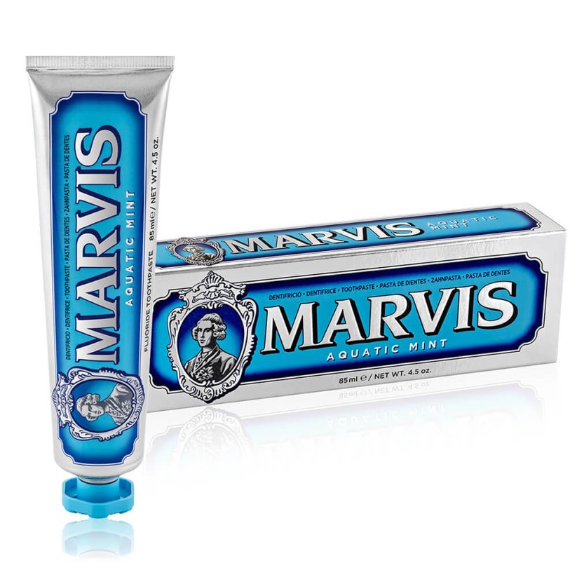 Marvis Toothpaste Aquatic Mint 85 ml - Zubní pasta s příchutí svěžího mořského vánku