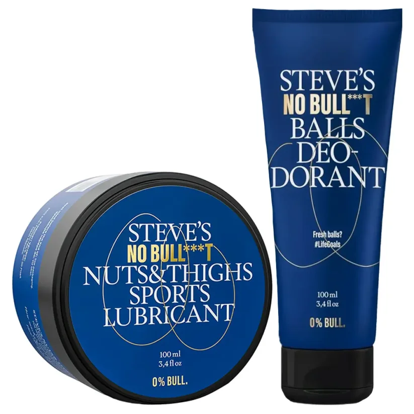 Steves Balls Care Set with Lubricant & Deodorant - Sada lubrikantu a deodorantu na koule