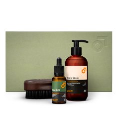 Beviro Beard set Bergamia Wood Kompletní sada na vousy