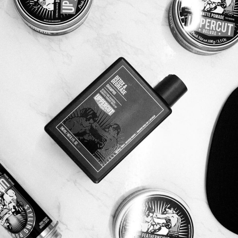 Uppercut Shampoo Detox & Degrease 240 ml - Šampon na hloubkové čištění vlasů od stylingu pro muže