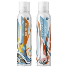 MM HygieneFfoot and Shoe Deodorant Set 2×150 ml - Sada deodorantů na nohy a do bot pro dezinfekci a proti zápachu