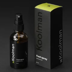 Koolman Foot Spray 50 ml - Antibakteriální sprej na nohy proti zápachu i plísním