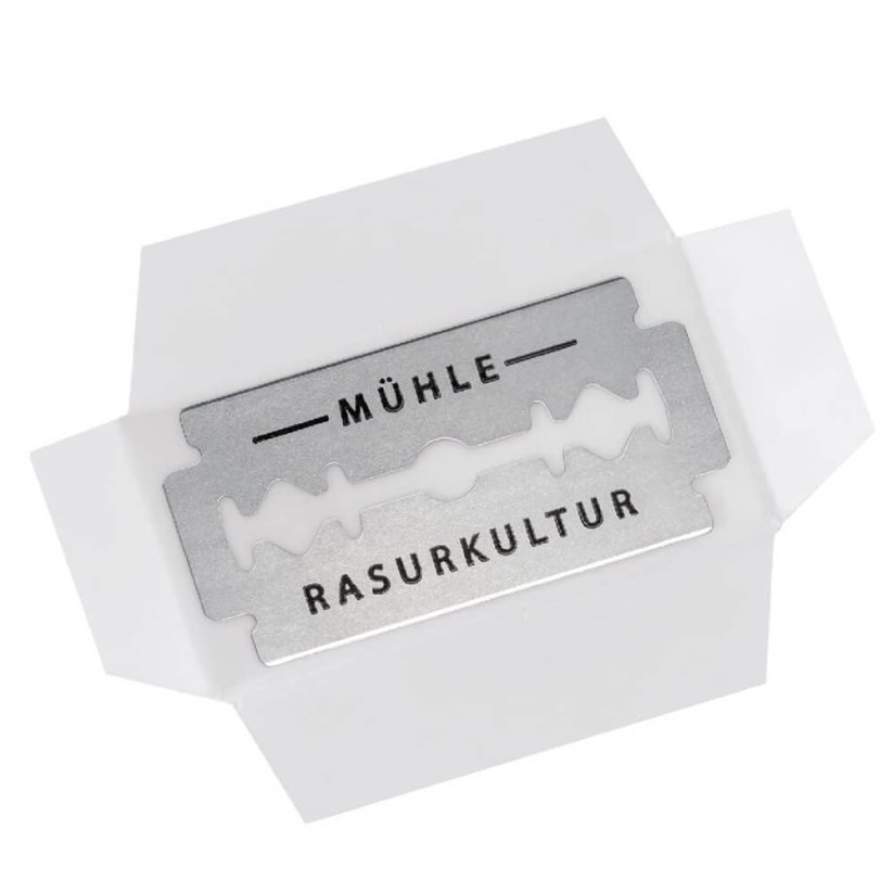 Mühle Stainless Razor Blades Klasické celé žiletky na holení 10 ks