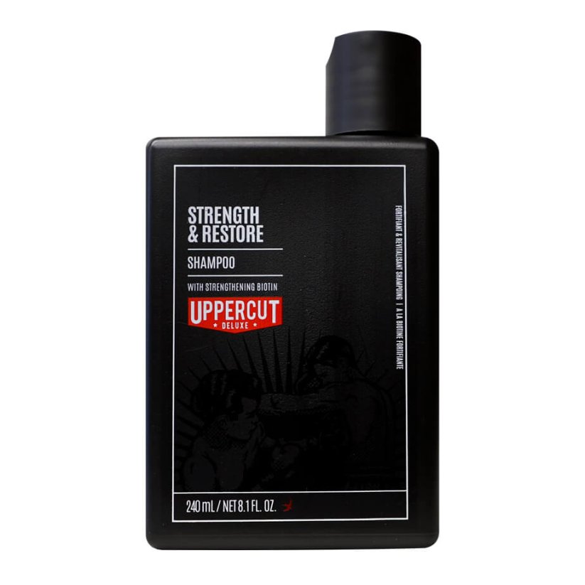 Uppercut Shampoo Strength & Restore 240 ml - Šampon pro posílení a pružnost vlasů