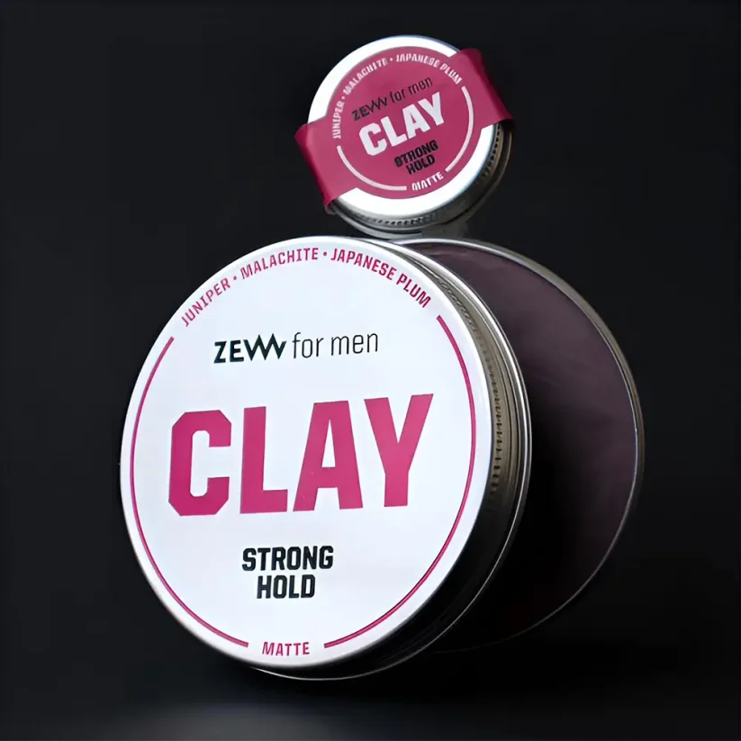 Zew for men Plum Matte Clay Strong Hold 100 ml - Matná hlína na vlasy