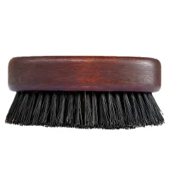 Zew for men Compact Beard Brush with Boar Bristle - Malý kartáč na vousy s kančími štětinami
