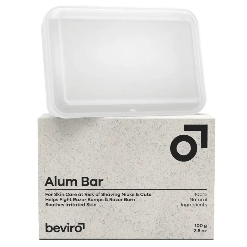 Beviro Alum Bar 100 g - Kamenec pro zastavení krvácení při holení