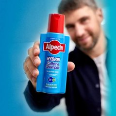 Alpecin Hybrid Coffein Shampoo Šampon proti padání vlasů pro suchou a svědivou pokožku hlavy s lupy 250 ml