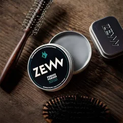 Zew for men Hair Pomade Medium Hold with Charcoal 100 ml - Pololesklá pomáda na vlasy pro středně silnou fixací účesu