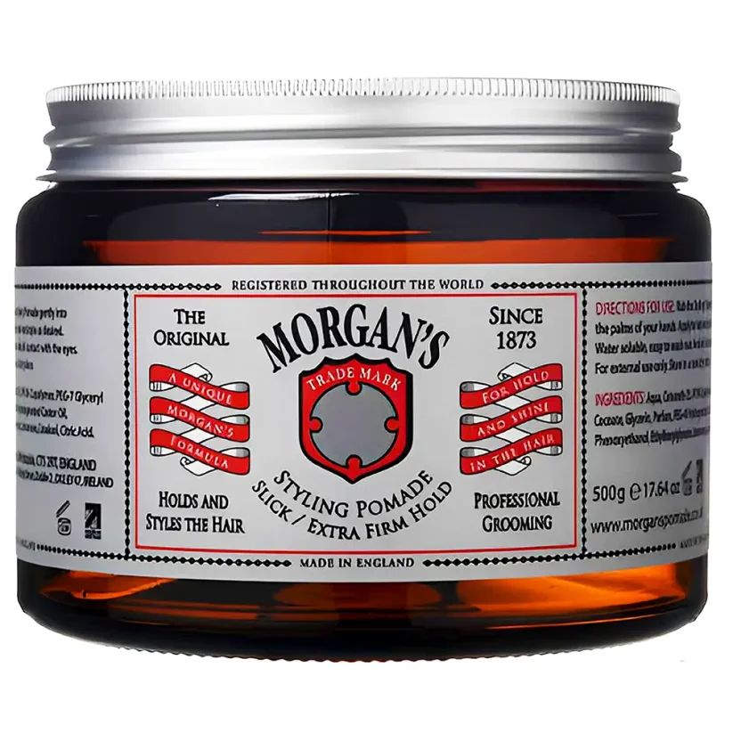 Morgan's Pomade Slick Extra Firm Hold Silná a lesklá pomáda na vlasy 500 g