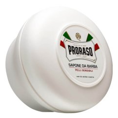 Proraso Shaving Soap for Sensitive Skin with Green Tea 150 ml - Mýdlo na holení pro citlivou pokožku s bylinnou vůní