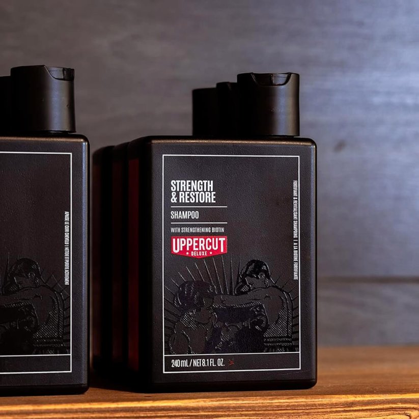 Uppercut Shampoo Strength & Restore 240 ml - Šampon pro posílení a pružnost vlasů