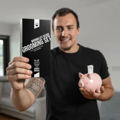 Angry Beards Minimalist Beard Grooming Set - Dárková sada na péči o vousy