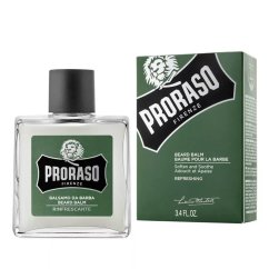 Proraso Beard Balm Refreshing Eucalyptus 100 ml - Krémový balzám na vousy proti svědění pro výživu a hydrataci