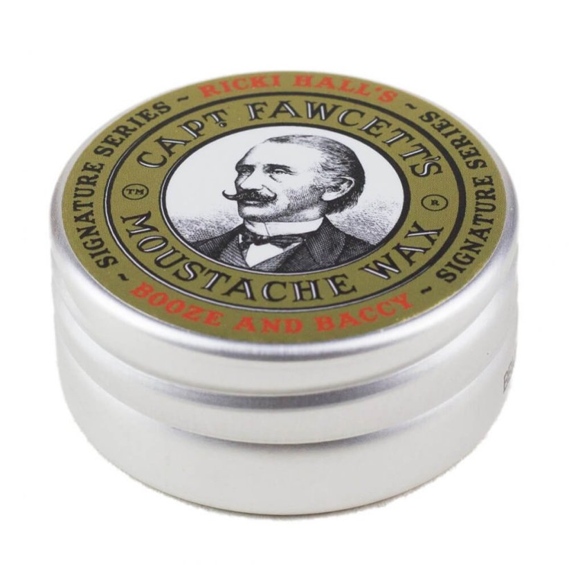 Captain Fawcett Ricki Hall's Booze & Baccy Vosk na knír 15 ml