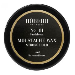 Noberu Moustache Wax Strong Hold Sandalwood 25 ml - Vosk na knír