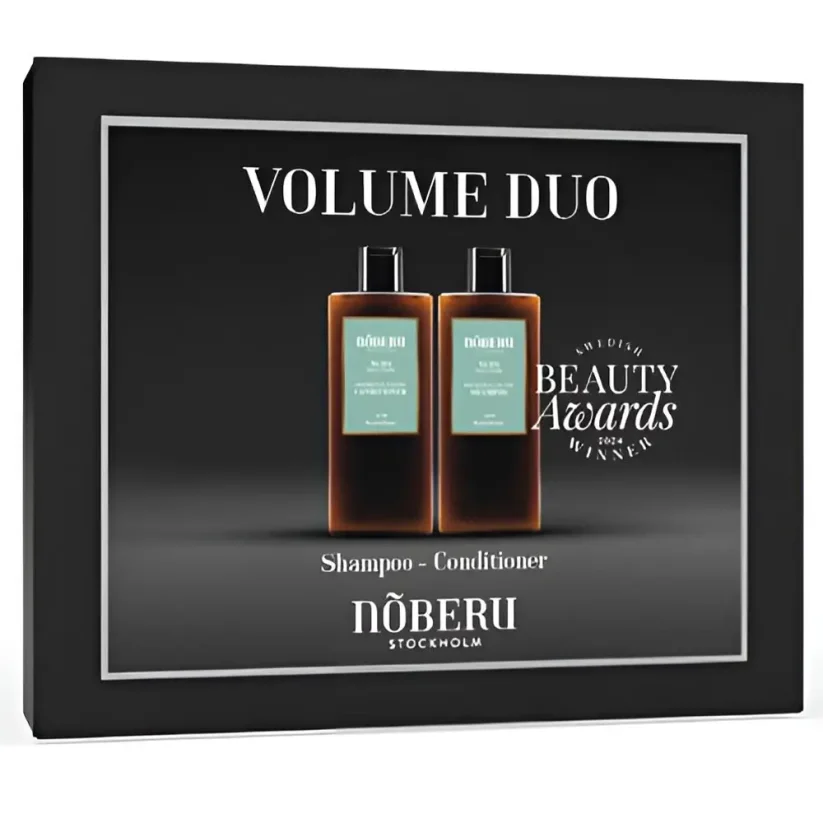 Noberu Volume Duo Set with Shampoo & Conditioner - Dárková sada pro muže s šamponem a kondicionérem pro objem vlasů