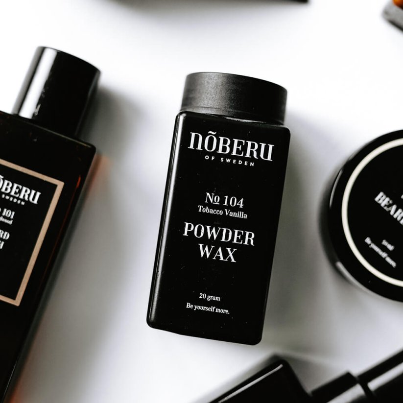 Noberu Powder Wax Tobacco Vanilla 20 g - Stylingový matný pudr na vlasy