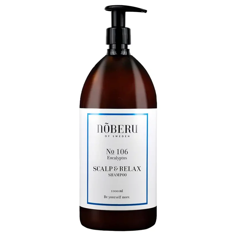 Noberu Scalp & Relax Hair Shampoo Eucalyptus 1000 ml - Šampon na vlasy pro muže s citlivou a podrážděnou pokožkou