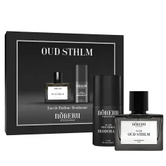 Noberu Eau de Parfume & Deodorant STHLM Oud Stockholm Set - Dárková sada parfému a deodorantu pro muže