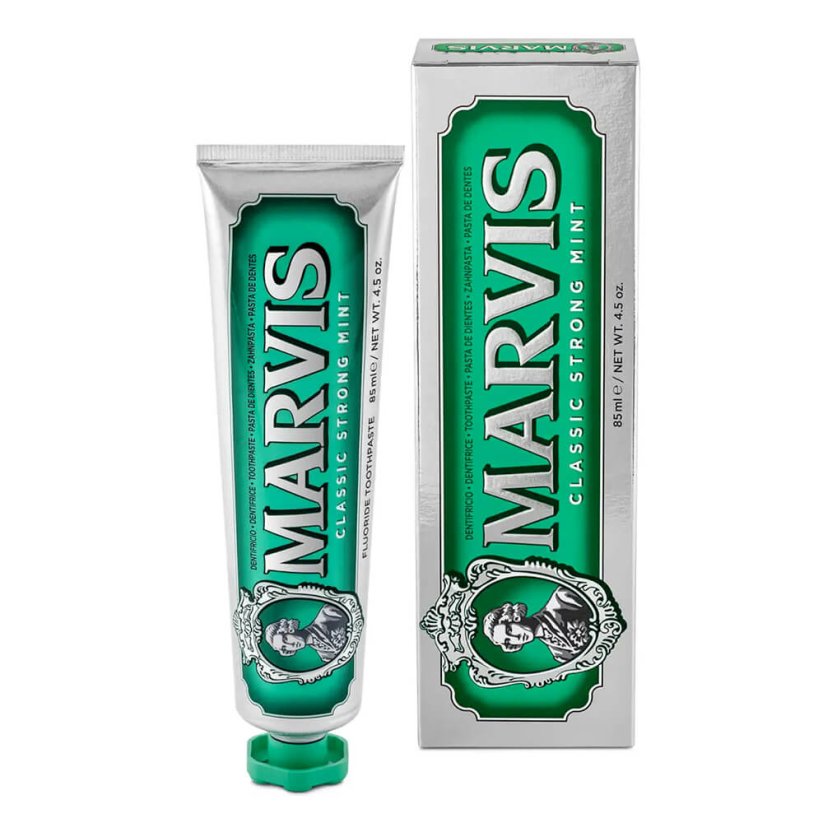 Marvis Classic Mint sada zubní pasty + stojánek 85 ml