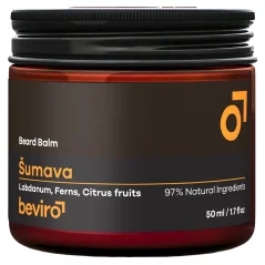 Beviro Beard Balm Šumava 50 ml - Vyživující balzám na vousy s vůní Šumavy
