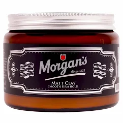 Morgan's Matt Clay Smooth Firm Hold 500 ml - Matná hlína na vlasy pro silnou fixaci účesu