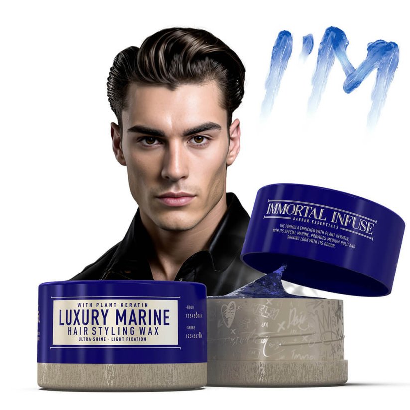 Immortal Infuse Luxury Marine Hair Styling Wax Vosk na vlasy s keratinem 150 ml