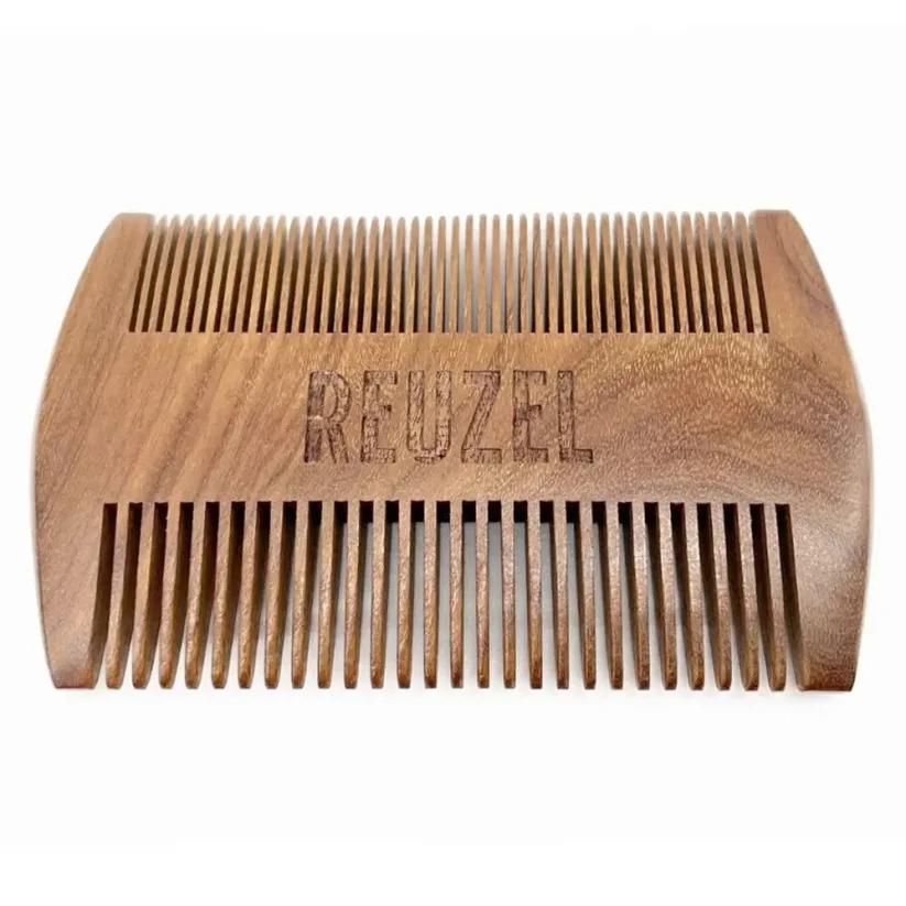 Reuzel Red Sandalwood Beard Comb Dřevěný hřeben na vousy