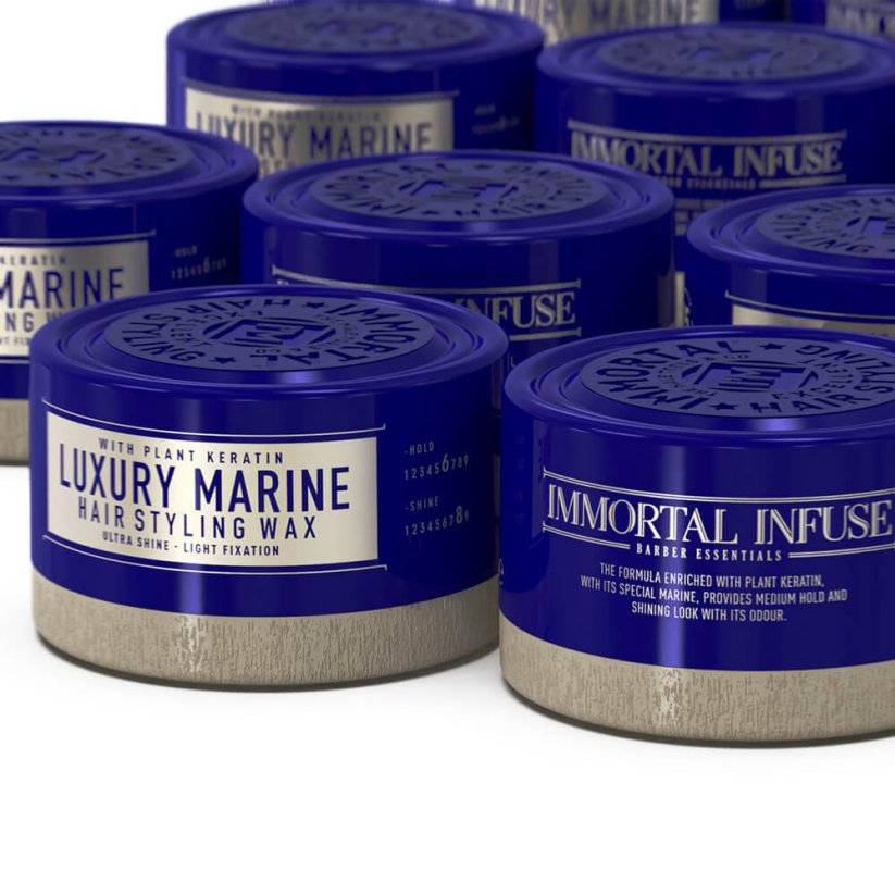 Immortal Infuse Luxury Marine Hair Styling Wax Vosk na vlasy s keratinem 150 ml