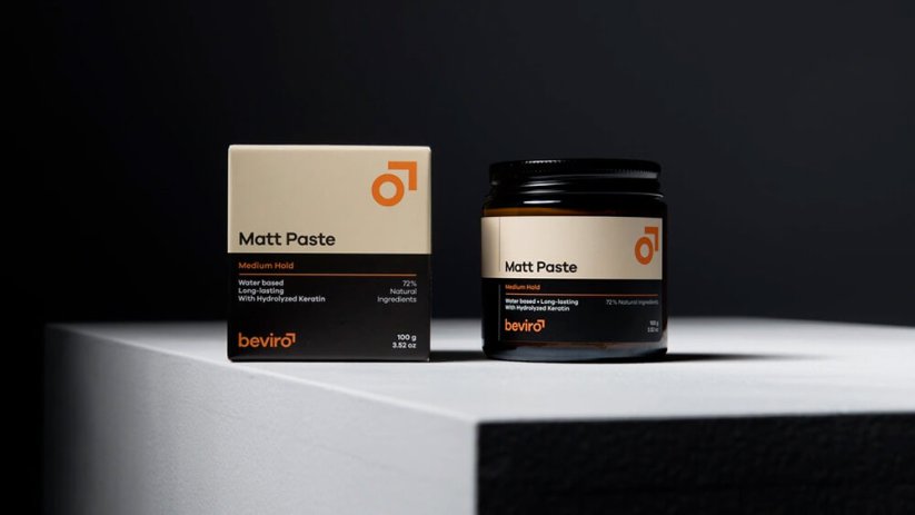 Beviro Medium Hold Matná pasta na vlasy středně fixační 100 g