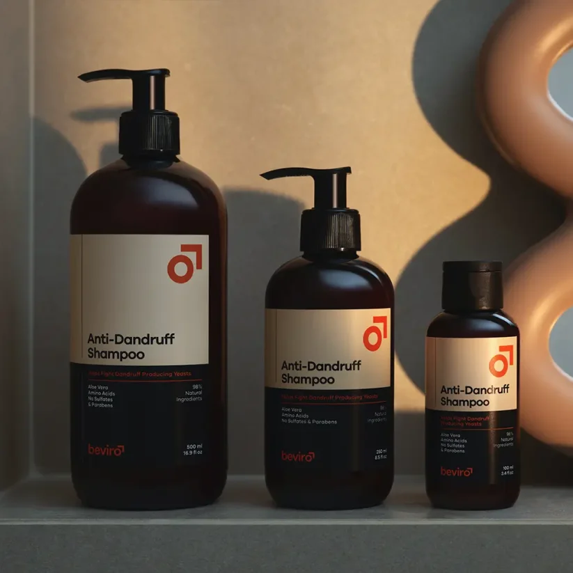 Beviro Anti Dandruff Shampoo 250 ml - Přírodní šampon proti lupům
