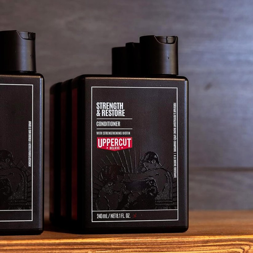 Uppercut Conditioner Strength & Restore 240 ml - Kondicionér na obnovu a posílení vlasů pro muže