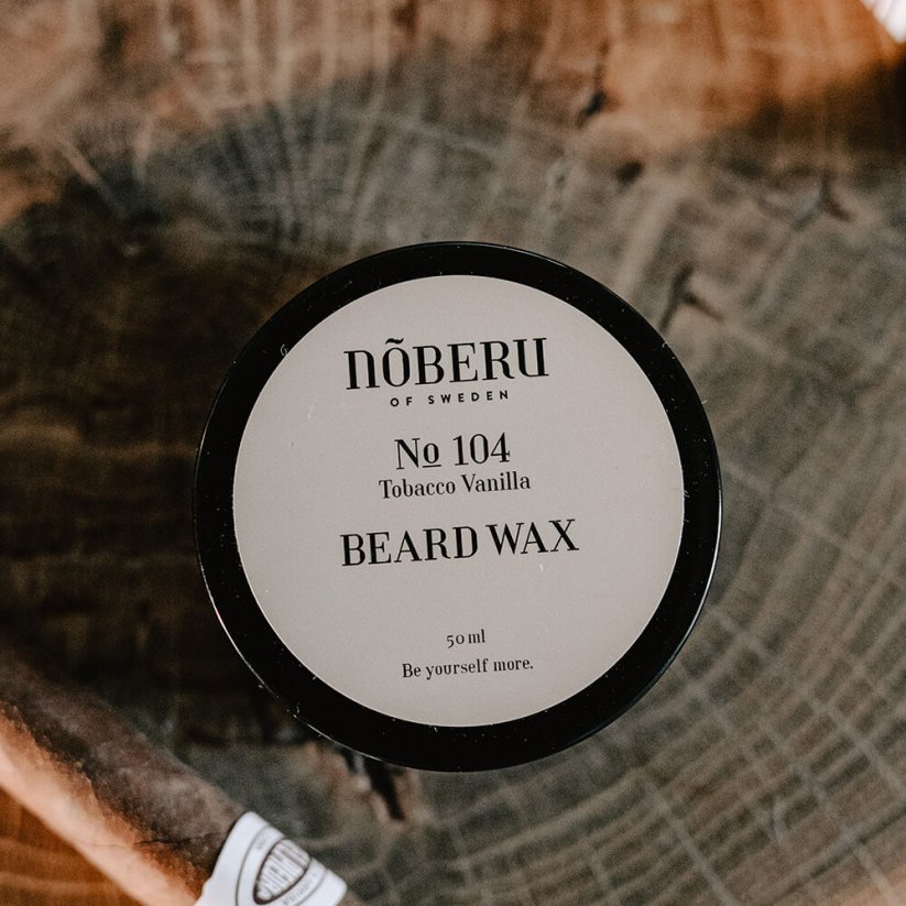 Noberu Beard Wax Tobacco Vanilla 80 ml - Matný krémový vosk na vousy a knír