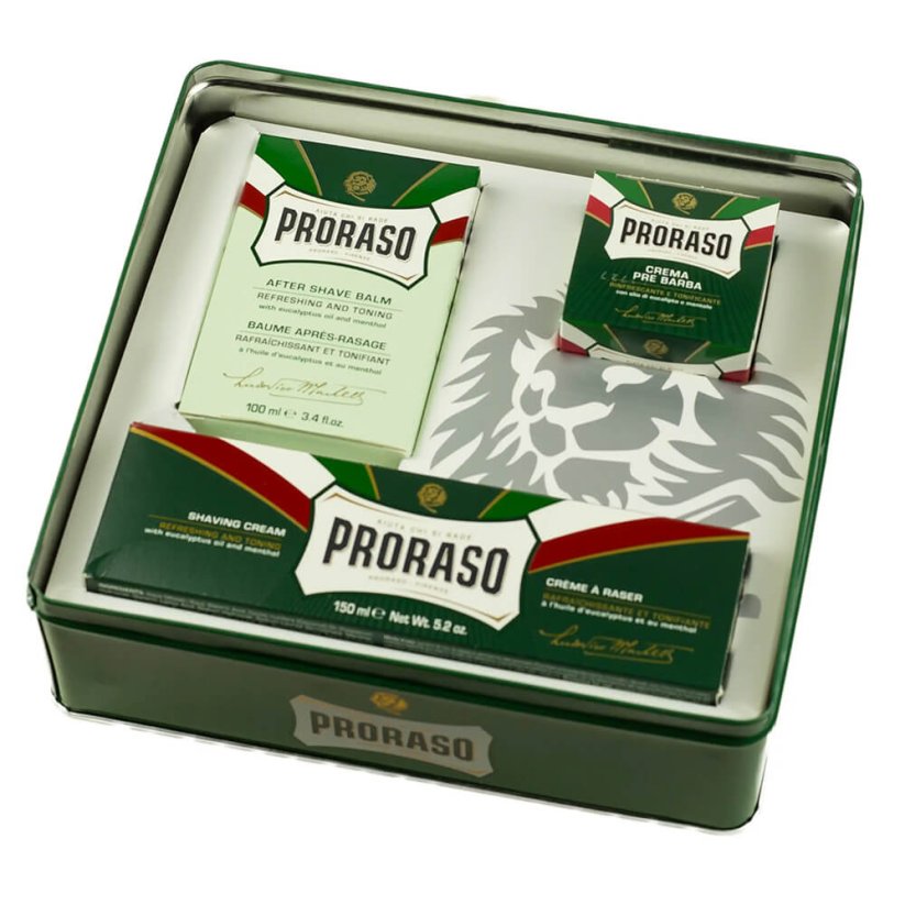 Proraso Green Eukalyptus Klasická osvěžující dárková sada na holení